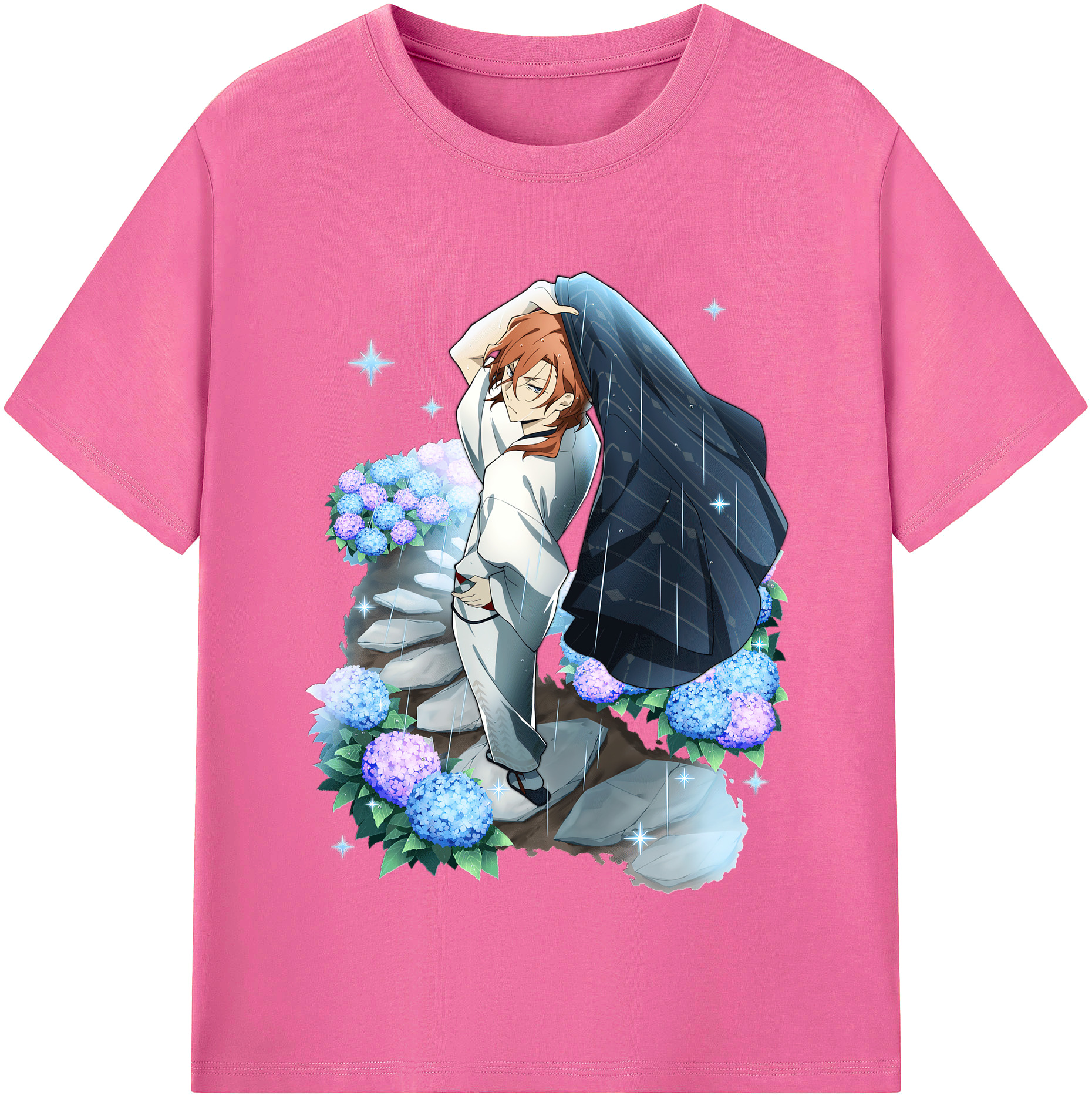 （画像用） 文豪ストレイドッグス Bungo Stray Dogs レディースカジュアルプリントTシャツ（綿100％）